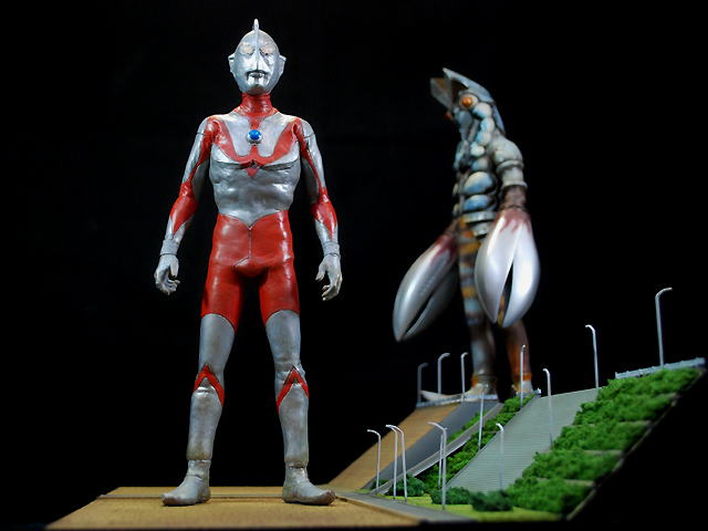 空想特撮シリーズ ウルトラマン 第一回撮影会ジオラマ 完成品